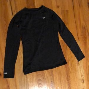 Under Armour cold gear black sport shirt. Xs